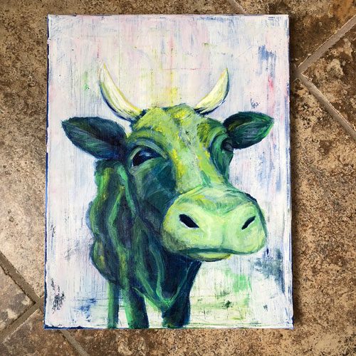 cow painting